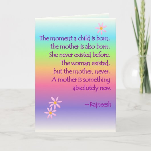 一緒に生まれて下さい カード (正面)