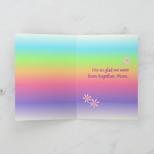 一緒に生まれて下さい カード (内部)