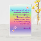 一緒に生まれて下さい カード (黄色い花)