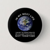 一緒に生まれ変わる惑星 缶バッジ (正面)