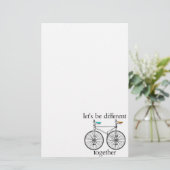 一緒に異なろうがあろう 便箋 (スタンド正面)