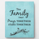 一緒に祈いる家族 フォトプラーク (正面)