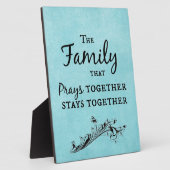 一緒に祈いる家族 フォトプラーク (側面)