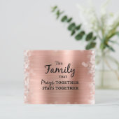 一緒に祈いる家族 ポストカード (スタンド正面)