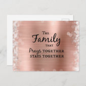 一緒に祈いる家族 ポストカード (正面/裏面)