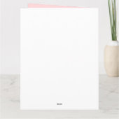 一緒に祈る守護天使と子供 カード (裏面)