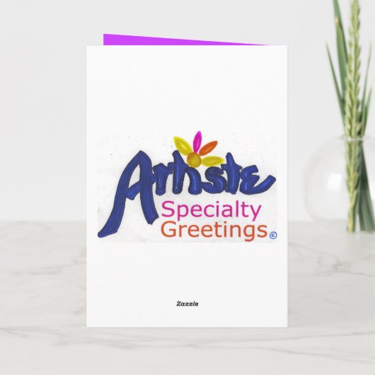 一緒に祈る家族は一緒にとどまります カード (裏面)