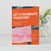 一緒に祝おう カスタム 招待状 (スタンド正面)