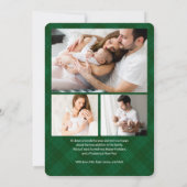 一緒に私たちの写真お気に入りの家族のクリスマス シーズンカード (裏面)