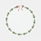 一緒に私たちの初めてのクリスマスを毛布 メタルオーナメント (裏面)