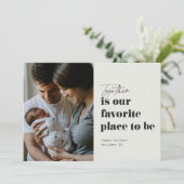 一緒に私たちの場所お気に入りのの写真のホリデーカード シーズンカード (スタンド正面)
