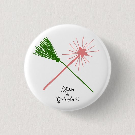 一緒に私たちは無制限のベティパーソナライズされたーピンである 缶バッジ (正面)