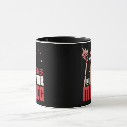 一緒に私たちは魔法のカップルを火花 マグカップ (中央)