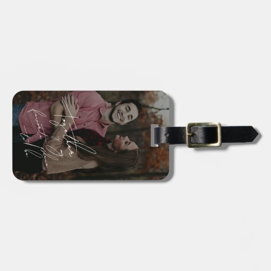 一緒に私のお気に入りの場所 ラゲッジタグ (正面横)