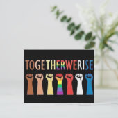 一緒に立ち上がり葉書 ポストカード (スタンド正面)