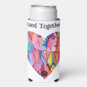 一緒に立つ スリム缶クーラー (Seltzer正面)