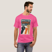 一緒に立つ – 4月5日ジャスティスマーチシャツ Tシャツ (正面フル)