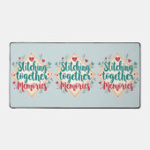 一緒に縫い合わせる思い出の刺繍芸術 デスクマット (正面)