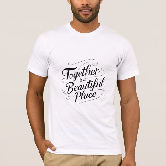 一緒に美しい場所 Tシャツ (正面)