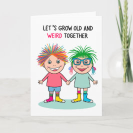 「一緒に老けて奇妙になろう」 カード