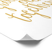 一緒に老けよう愛のプリント ポスター (角)