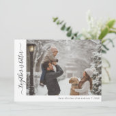 一緒に良い家族のおもしろい写真クリスマス シーズンカード (スタンド正面)