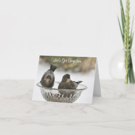 一緒に行こう – Greeting 空白の Card カード