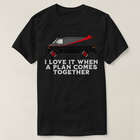 一緒に計画を立てるのが好来き Tシャツ (デザイン正面)