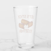 一緒に貼ろうモッツァレラチーズスティック食品 タンブラーグラス (裏面)