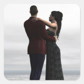 一緒に踊る スクエアシール (正面)