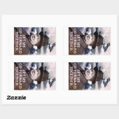 一緒に進もう 長方形シール (シート)