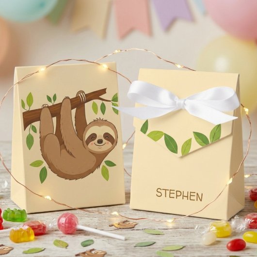 一緒に遊ぼう? ナマケモノの子供の誕生日 フェイバーボックス