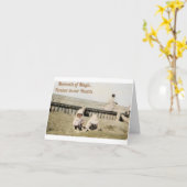 一緒に過ごした時間の不思議な思い出 カード (黄色い花)