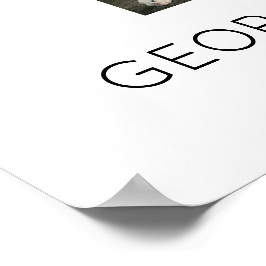 一緒に過ごした1年の結婚記念日 ポスター (角)