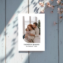 一緒に過ごすクリスマス 家族写真 シーズンカード