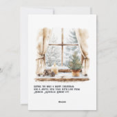 一緒に過ごすクリスマス 家族写真 シーズンカード (裏面)