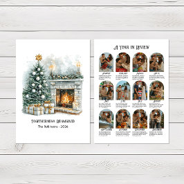 一緒に過ごす時間を再想像した水彩画 年間ベスト シーズンカード