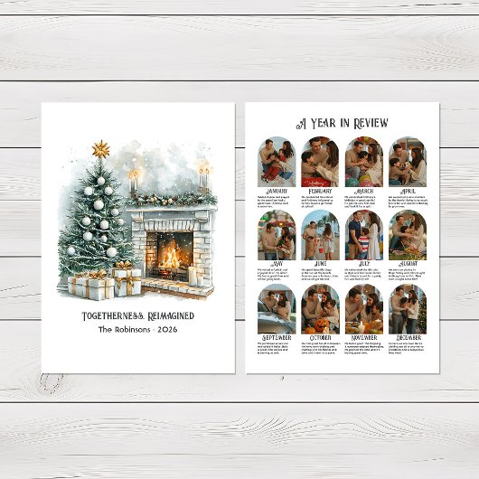 一緒に過ごす時間を再想像した水彩画 年間ベスト シーズンカード