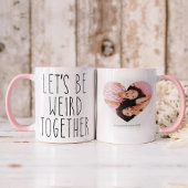 一緒に過ごそう風変わり | BESTIES写真と文字 マグカップ