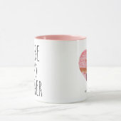 一緒に過ごそう風変わり | BESTIES写真と文字 マグカップ (中央)