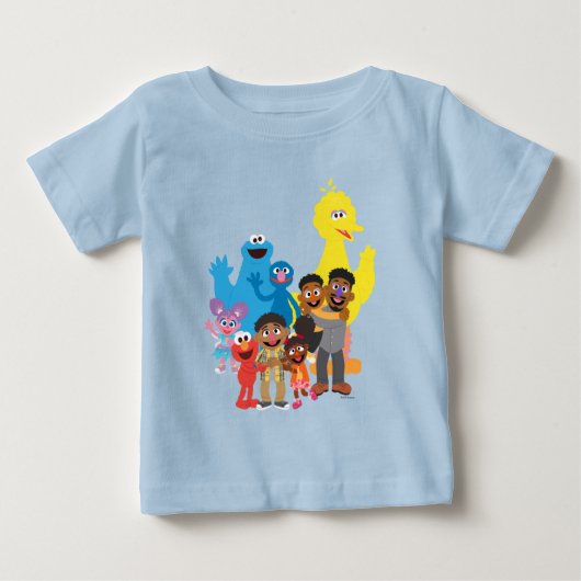 一緒に集まろう ベビーTシャツ (正面)