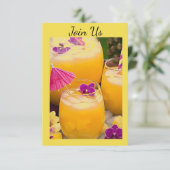 ***一緒に集まろう***大人パーティの招待状 招待状 (スタンド正面)