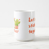 一緒に頑張ろう コーヒーマグカップ (中央)
