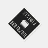 一緒に風呂に入ろう スタンダードカクテルナプキン (角)