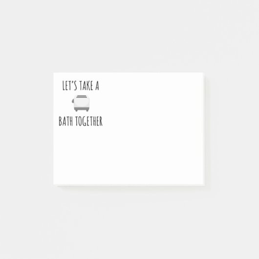一緒に風呂に入ろう ポストイット (正面)