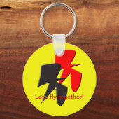 一緒に飛ぼうキーチェーン キーホルダー (正面)