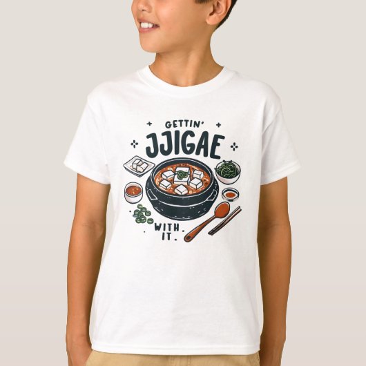 一緒に食べる Tシャツ (正面)