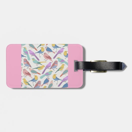 一緒に鳥たち ラゲッジタグ (裏面横)