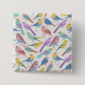 一緒に鳥たち 缶バッジ (正面)