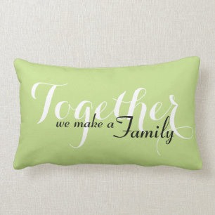 一緒に13インチx 21インチのファミリーランバークッションを作る ランバークッション